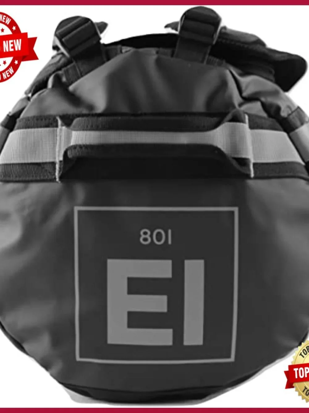 Waterproof Travel Duffel Bag with Shoulder Straps, 51L Medium Size
